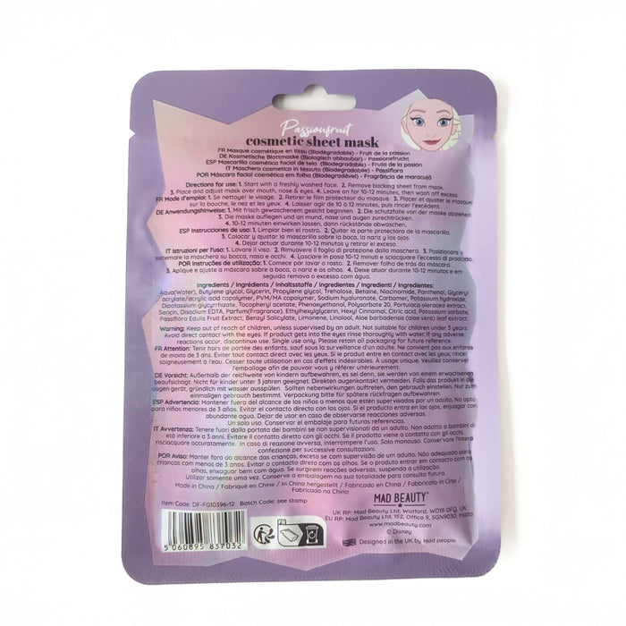 Mascarilla Facial Frozen - Elsa - Mad Beauty - 2