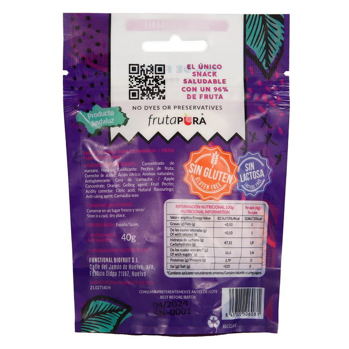 Snack Saludable de Fruta - Naranja - Fruta Pura - 2