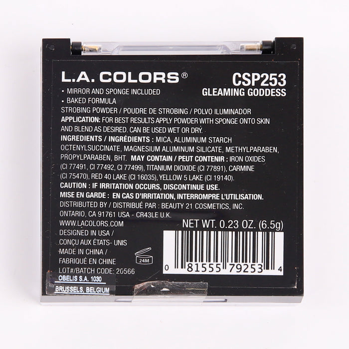Iluminador en Polvo Strobing - L.A. Colors : Gleaming Goddess - 2