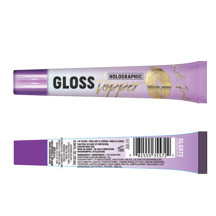 Brillo de Labios Gloss Topper Holográfico - L.A. Girl : Flashing Opal - 3