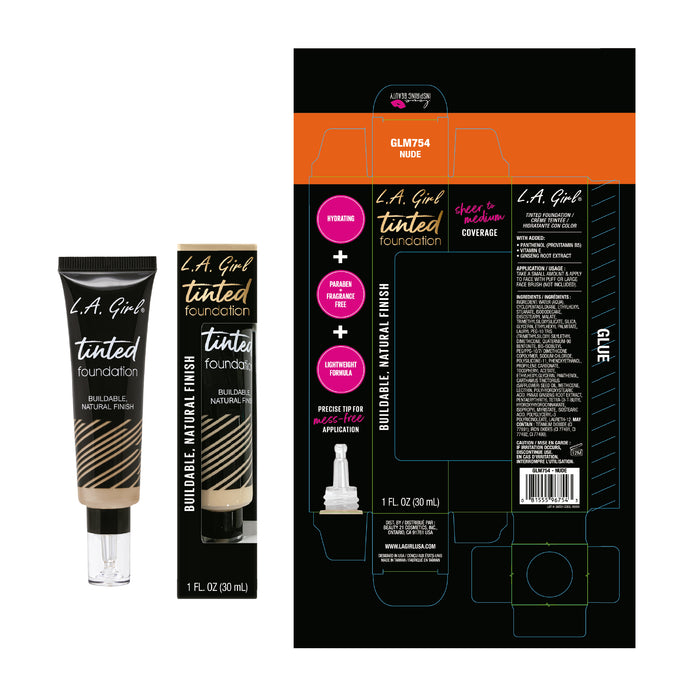 Base de Maquillaje Tinted Foundation - L.A. Girl : Nude - 2