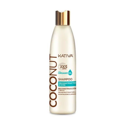 Champú Revitalizante y Brillo con Aceite de Coco Orgánico 250 ml - Kativa : 250 ml - 1