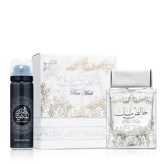Eau de Parfum Pure Musk 100ml + Desodorante 50ml - Lattafa - 1
