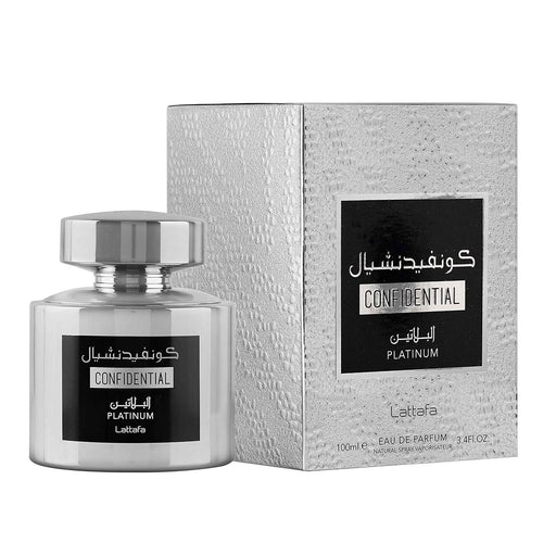 Perfume Confidential Platinum 100ml - Lattafa - 1
