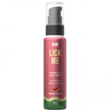 Gel Comestible Lick Me Sabor Sandía Efecto Calor - Intt - 1