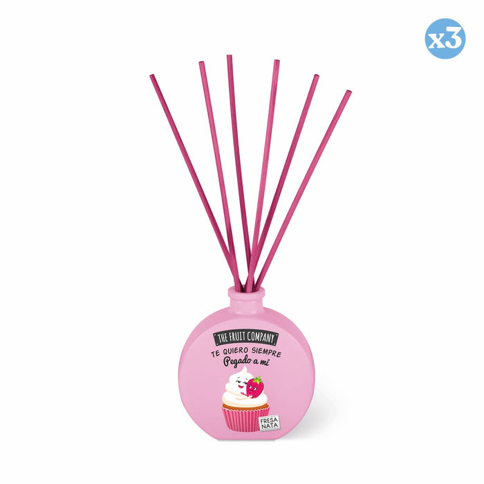 Pack 3x - Ambientador Mikado 40 ml - Fresa Nata - The Fruit Company - The Fruit Company - 2