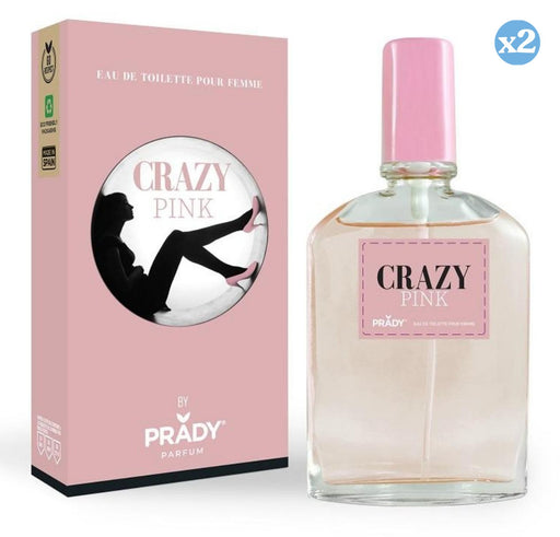 Pack 2x - Eau de Toilette "Crazy Pink" - 90 ml - Mujer - Prady - Prady - 1