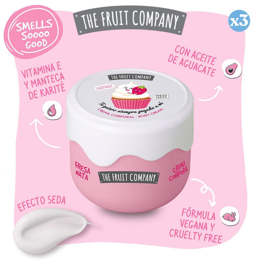 Pack 3x - Crema Corporal Fresa Nata - The Fruit Company - The Fruit Company - 2