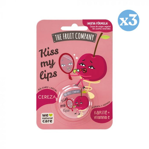 Pack 3x - Bálsamo Labial Cereza - The Fruit Company - The Fruit Company - 1