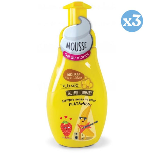Pack 3x - Espuma Gel Manos Plátano - The Fruit Company - The Fruit Company - 1
