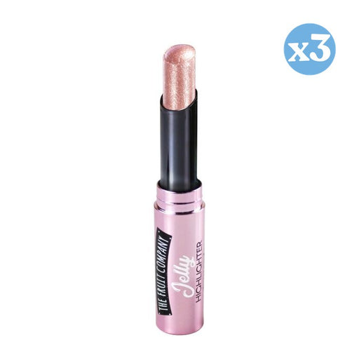 Pack 3x - JELLY HIGHLIGHTER ROSY GEM - The Fruit Company - 1