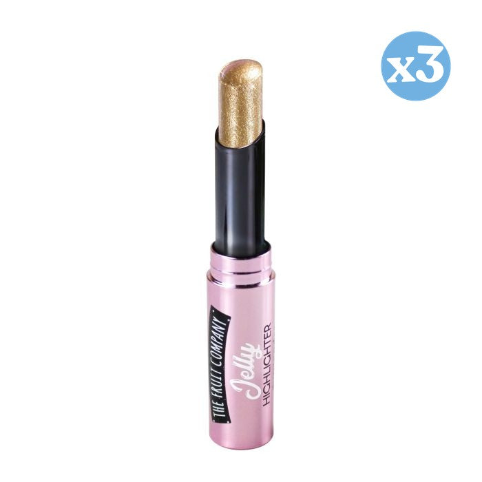 Pack 3x - JELLY HIGHLIGHTER GOLDEN GIRL - The Fruit Company - 1