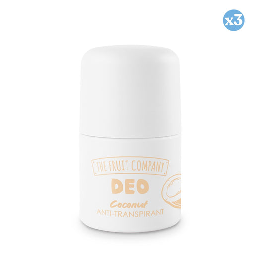 Pack 3x - DEO ROLL ON COCO ANTITRANSPIRANTE SOFT TOUCH - The Fruit Company - 2