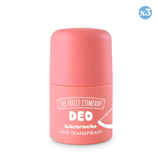 Pack 3x - DEO ROLL ON SANDÍA ANTITRANSPIRANTE SOFT TOUCH - The Fruit Company - 1