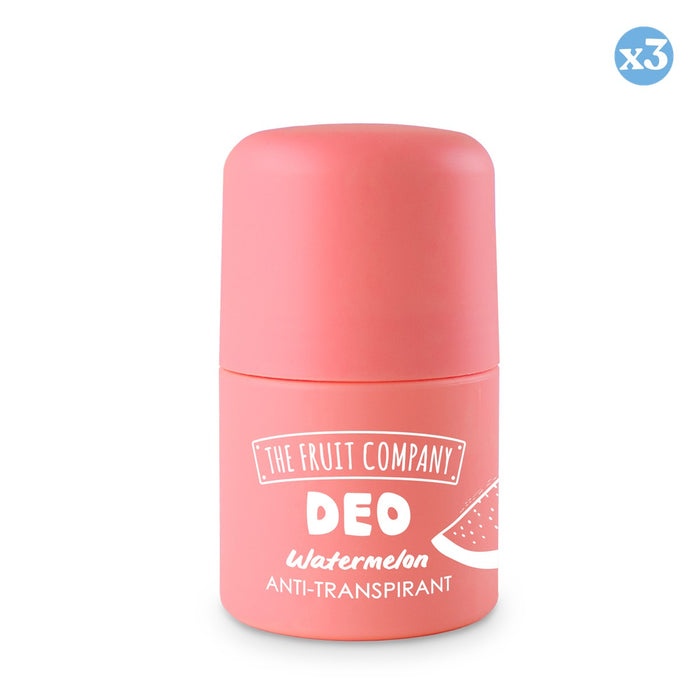 Pack 3x - DEO ROLL ON SANDÍA ANTITRANSPIRANTE SOFT TOUCH - The Fruit Company - 1