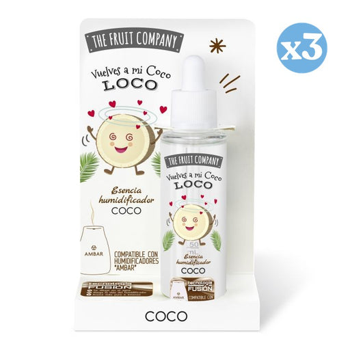 Pack 3x - Esencia Fusion Coco Humidificador: 50 ML - The Fruit Company - 1