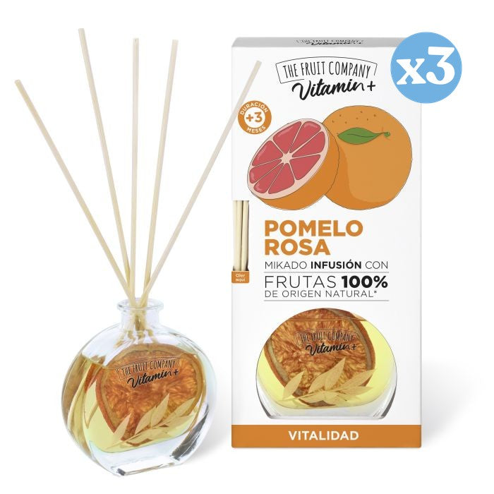 Pack 3x - Mikado Infusión Pomelo Rosa Vitamin+ - The Fruit Company - 1
