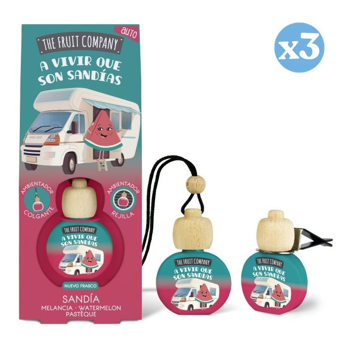 Pack 3x - Ambientador de Sandía para Coche - The Fruit Company - 1