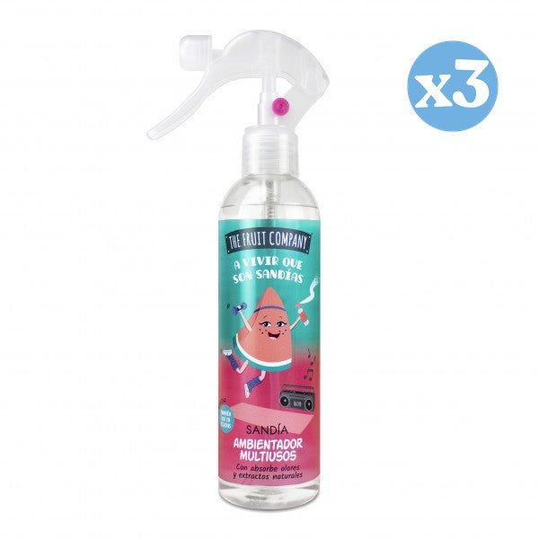Pack 3x - Ambientador Spray Multiusos - The Fruit Company - 1