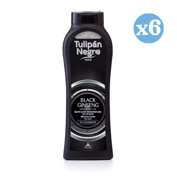 Pack 6x - Gel de lujo black con ginseng - Tulipan Negro - 1