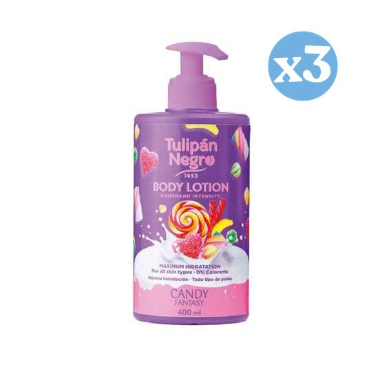 Pack 3x - Body lotion candy fantasy - Tulipan Negro - 3