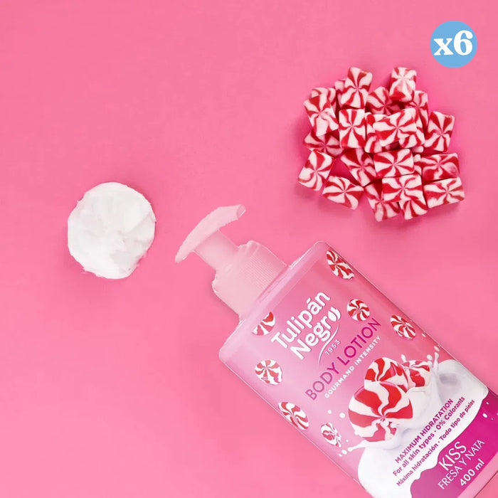 Pack 6x - Kiss fresa y nata body lotion - Tulipan Negro - 1