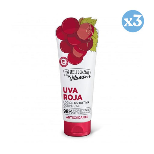 Pack 3x - Loción Corporal Antioxidante de Uva - The Fruit Company - 1