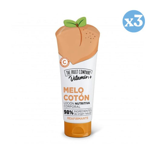 Pack 3x - Loción Corporal Reafirmante de Melocotón - The Fruit Company - 1