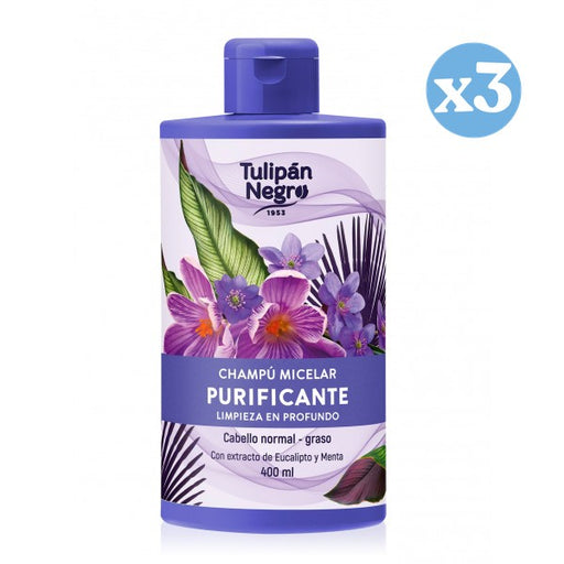 Pack 3x - Champú micelar purificante - Tulipan Negro - 1
