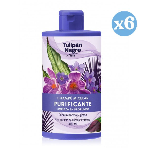 Pack 6x - Champú micelar purificante - Tulipan Negro - 1