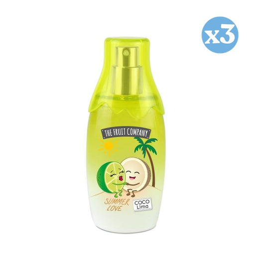 Pack 3x - Eau de Toilette Coco y Lima - 40ml - The Fruit Comapny - Esencia Refrescante - The Fruit Company - 1