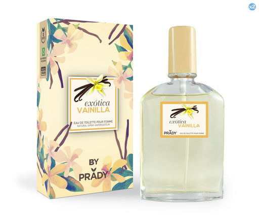 Pack 2x - Eau de Toilette Vainilla Exótica - 90ml - Prady - Prady - 1
