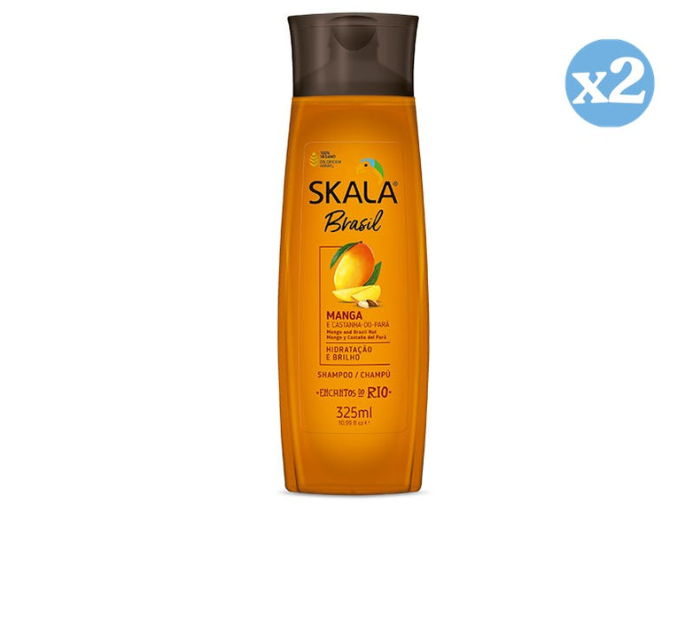 Pack 2x - Champu Manga E Castanha Do Para 325Ml - Skala - 1