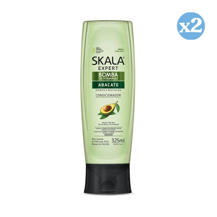 Pack 2x - Acondicionador Bomba Vitaminas Abacate 325Ml - Skala - 1