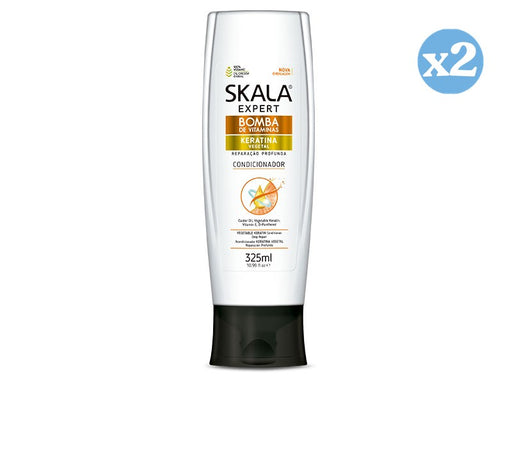 Pack 2x - Acondicionador Bomba Vitaminas Keratina 325Ml - Skala - 1