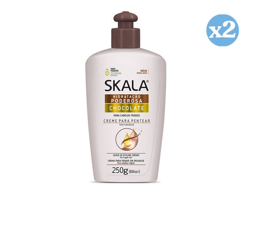 Pack 2x - Crema Para Peinar Chocolate 250G - Skala - 1