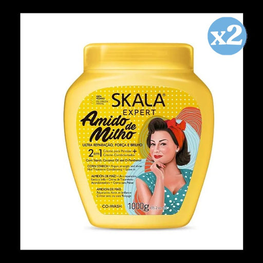 Pack 2x - Crema Acondicionadora Amido 1000Ml - Skala - 1