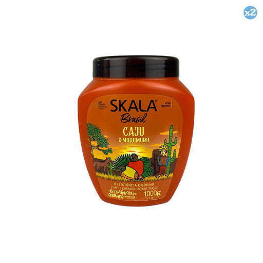 Pack 2x - Crema Acondicionadora Caju E Murumuru 1000Ml - Skala - 2