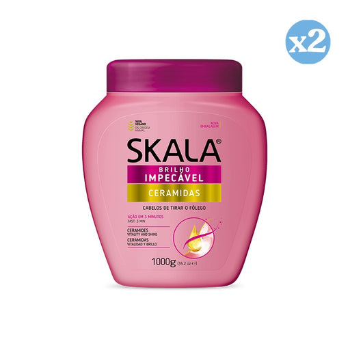 Pack 2x - Crema Acondicionadora Ceramidas 1000Ml - Skala - 1