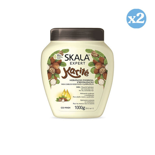 Pack 2x - Crema Acondicionadora Karite 1000Ml - Skala - 1