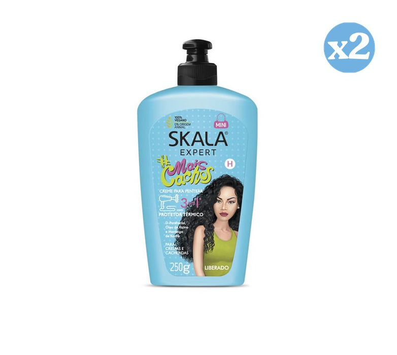 Pack 2x - Crema para Peinar Mais Cachos 250g - Skala - 1