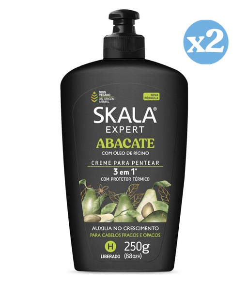 Pack 2x - CREMA PEINAR BOMBA VITAMINAS ABACATE 250GR - Skala - 1