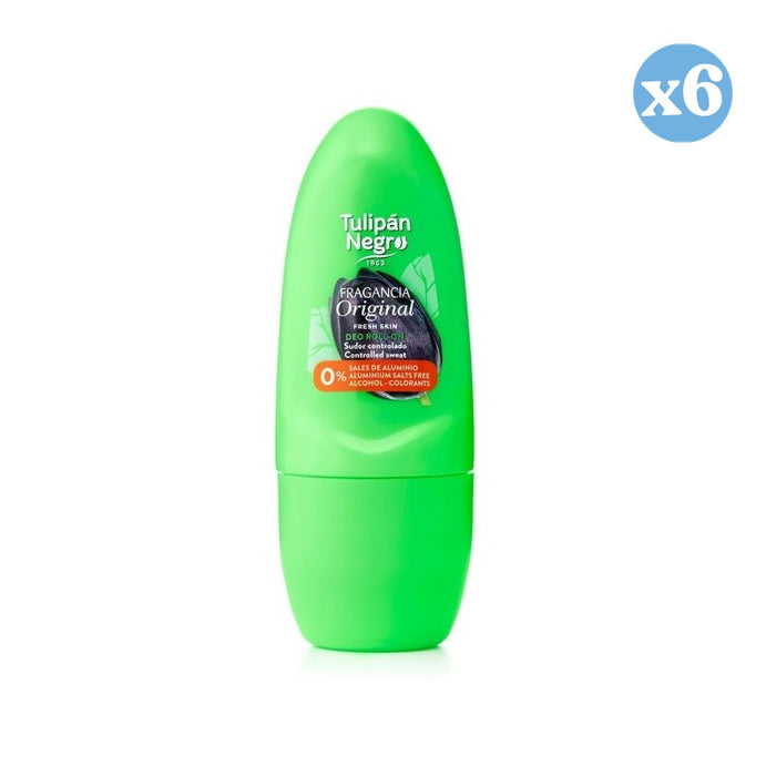 Pack 6x - TULIPAN NEGRO ORIGINAL deo roll-on 50 ml - Tulipan Negro - 1