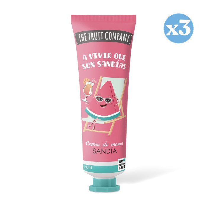Pack 3x: ¡20% Dto! Crema de Manos Sandía 50 ml - The Fruit Company - 1