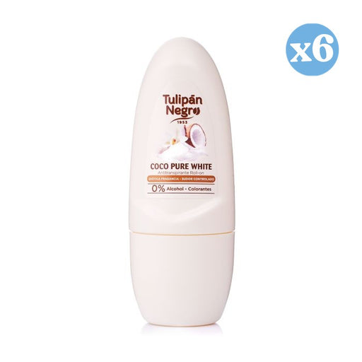 Pack 6x - Desodorante Roll on Coco Pure - Tulipan Negro - 1