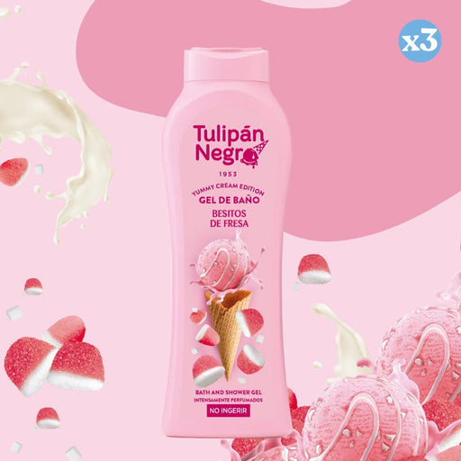 Pack 3x - Gel Besitos de Fresa 650 ml - Tulipan Negro - 2