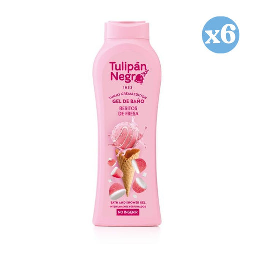 Pack 6x - Gel Besitos de Fresa 650 ml - Tulipan Negro - 1