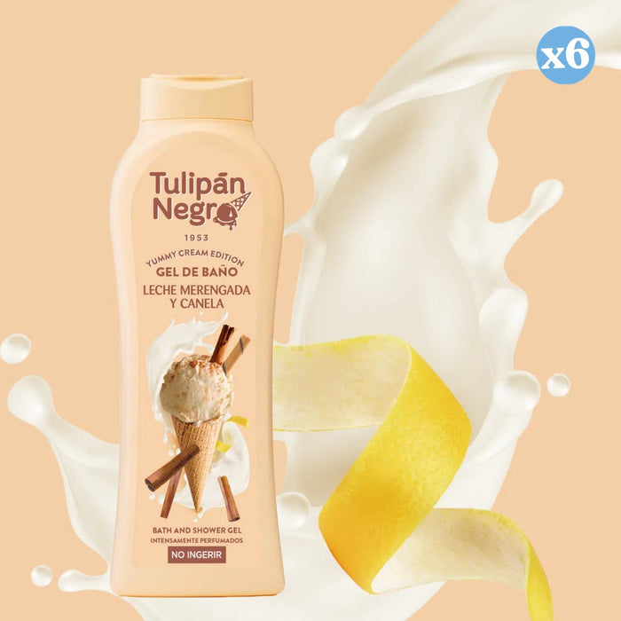 Pack 6x - Gel Leche Merengada y Canela 650 ml - Tulipan Negro - 2