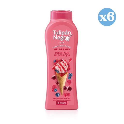 Pack 6x - Gel Yogurt con Frutos Rojos 650 ml - Tulipan Negro - 1
