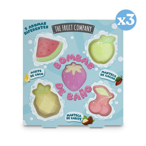 Pack 3x - Set Bombas de Baño - The Fruit Company - 1